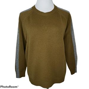 Madewell Merino Wool Stripe Sleeve Sweater Size XS